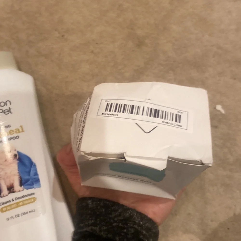 DUALSHINE Upgraded Dog Bath Brush,Dog Scrubber Best Pet Bathing Tool & shampoo